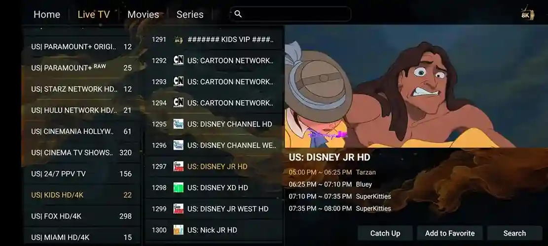 Preview 2 - Trevixplay Premium IPTV Subscription
